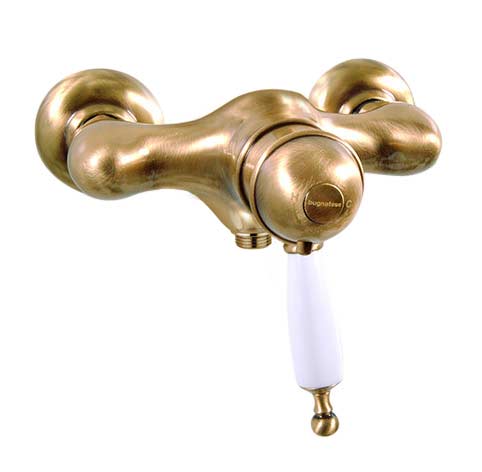 Shower mixer - Oxford with thermostat, bronze image