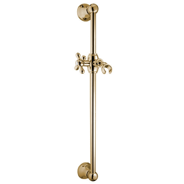 Shower Rail - Classic 60 cm without handset and hose, brass