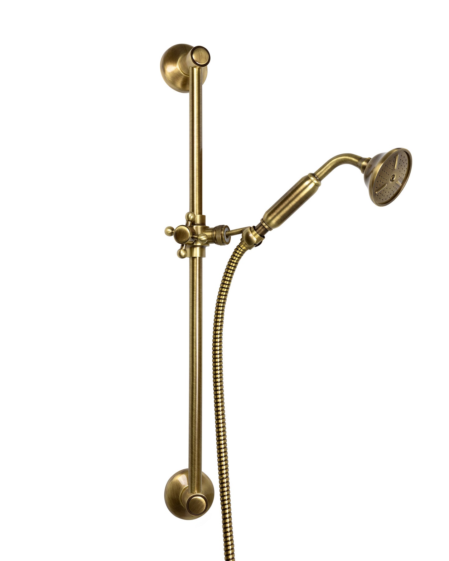 Shower Rod - Kensington with Hand Shower and Hose Bronze