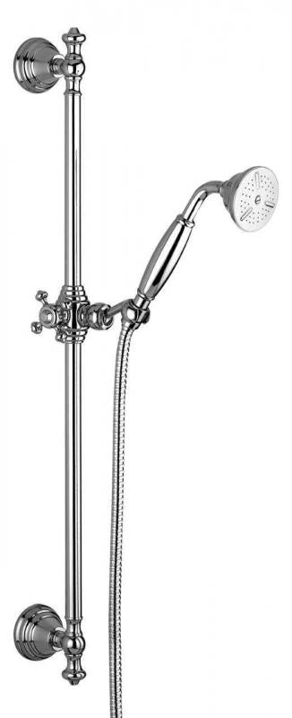 Shower Rail - Edwardian with handset and hose image