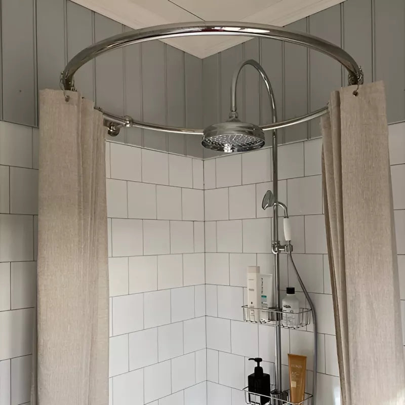 Stang til dusjforheng​ - Rund 80 cm krom image