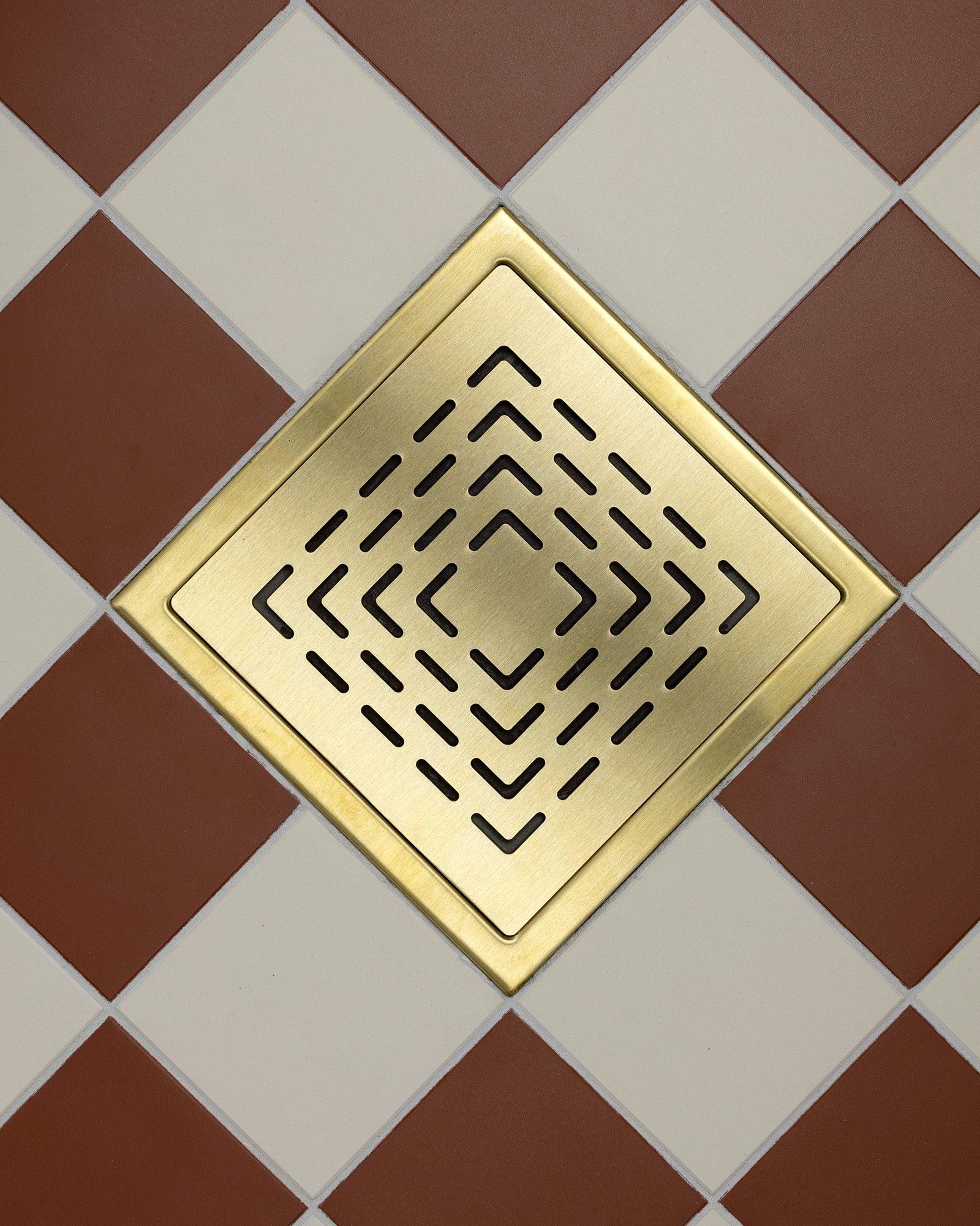 Floor Drain Grate Brass - DecoDrain 200 x 200 image