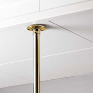 Ceiling bracket for shower curtain holder - Brass thumbnail image
