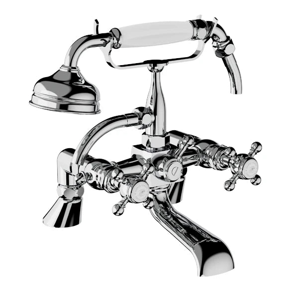 Deck Bathtub mixer chrome - Horus Eloise