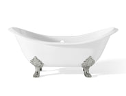 Cast Iron Bathtub - Antique, White with Clawfoot Legs 154 cm thumbnail image