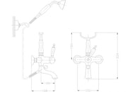 Bathtub mixer - Oxford thumbnail image