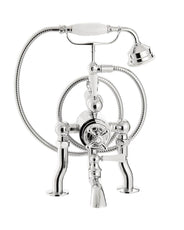 Belfast Bathtub Mixer - Thermostat Chrome/Porcelain for Deck-Mounted Installation thumbnail image