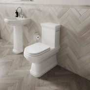 WC - Riviera golvstående toalett, P-lås utan sits thumbnail image