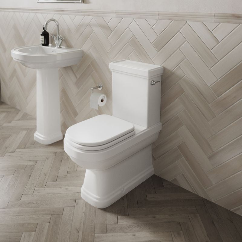 WC - Riviera golvstående toalett, P-lås utan sits image