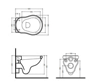 WC wall hung - Camden, without seat thumbnail image