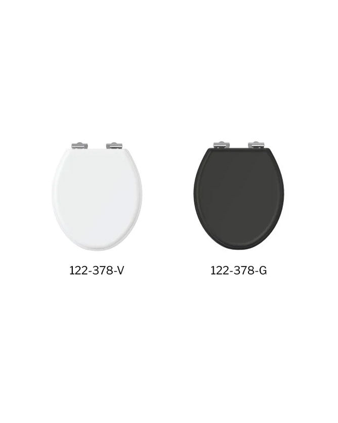 WC - Guild high-flush toilet, wall-mounted cistern & seat image