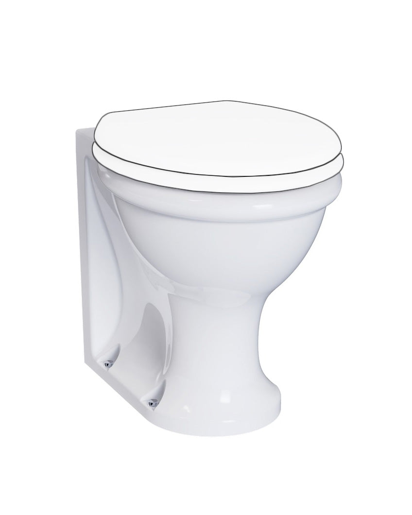 Guild back-to-wall toilet without seat