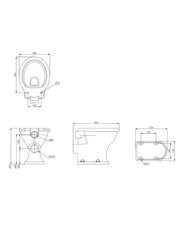 WC - Guild low-flush toilet with seat thumbnail image