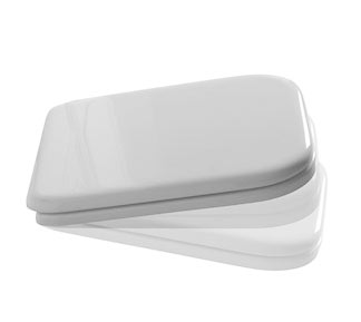 Soft close toilet seat - Art Deco