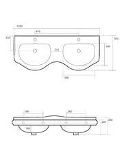 Servant Camden – Dobbel 120 cm thumbnail image
