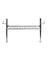 Camden Chrome Stand with Shelf – For 120 cm Sink