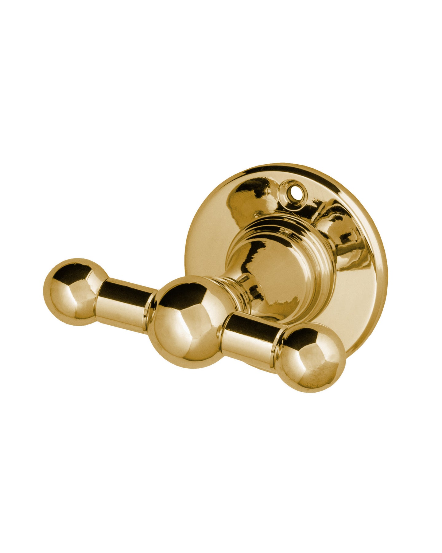Double Towel Hook Sekelskifte - Brass