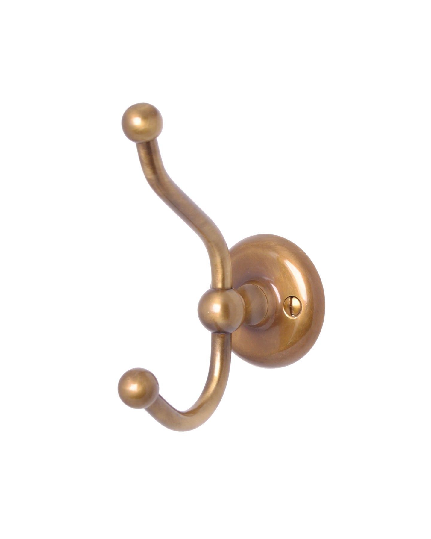 Haga clothes hook - Double - Bronze