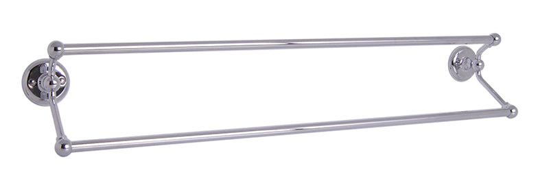 Double Towel Rail chrome - Haga