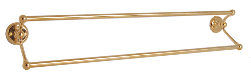Double Towel Rail brass - Haga