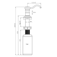 Soap pump - Haga - Chrome thumbnail image
