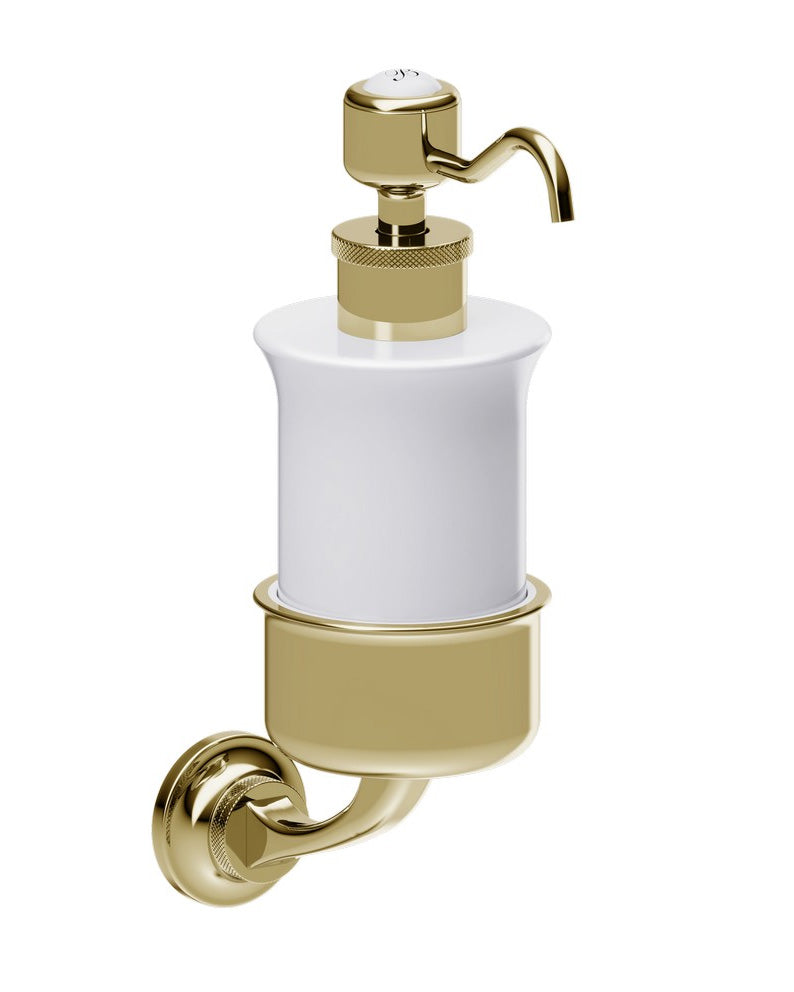 Tvålpump - Guild vägg, guld/porslin image