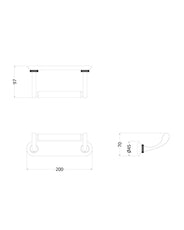 Toiletrulleholder - Guild, krom thumbnail image