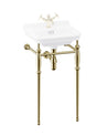 122 680 G Sekelskifte Metallstallning till tvattstall Guild 45 cm guld 01