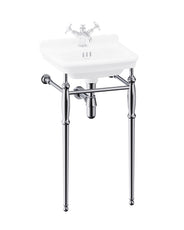 Metal stand for washbasin - Guild 45 cm (17.7 in), chrome thumbnail image