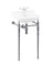 Metal stand for washbasin - Guild 45 cm (17.7 in), chrome