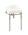 122 681 G Sekelskifte Metallstallning till tvattstall Guild 56 cm guld 01