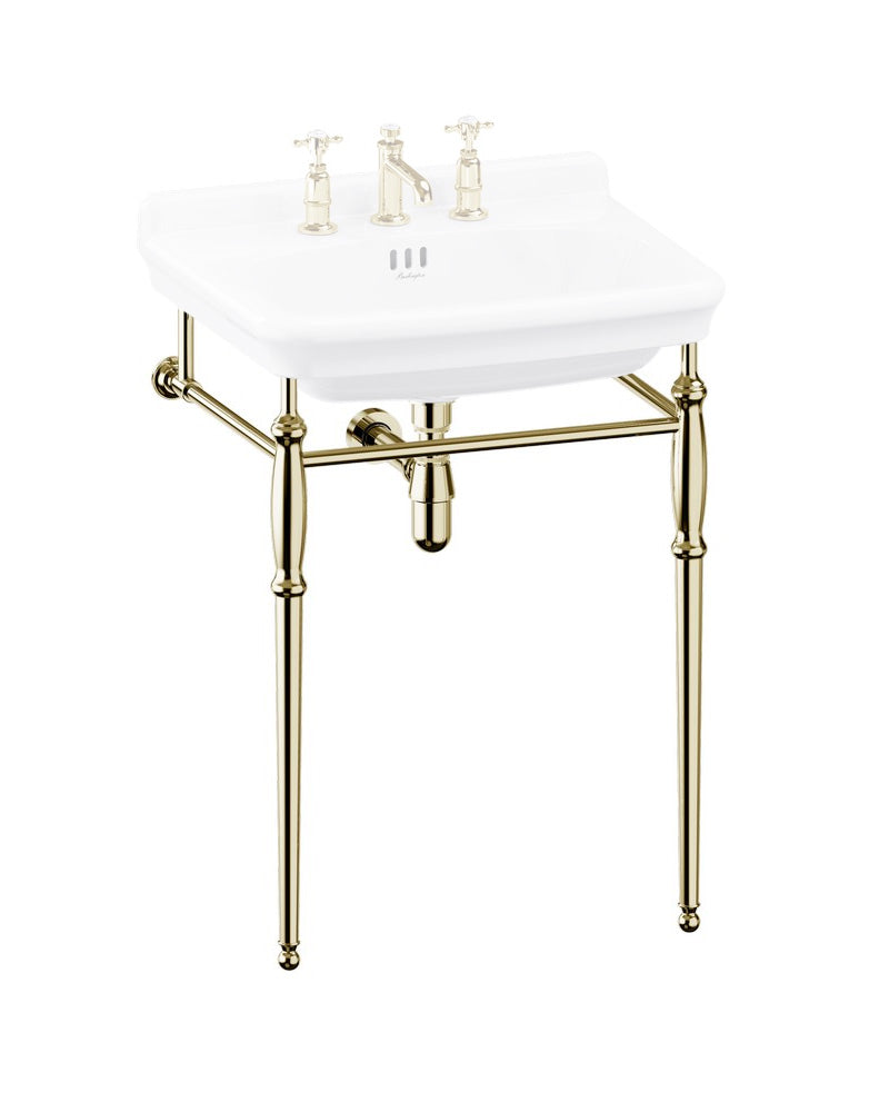 Metal stand for washbasin - Guild 62 cm (24.41 in), Lacquered brass