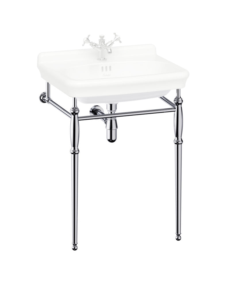 Metal Stand for Washbasin - Guild 62 cm (24.4 inches), Chrome
