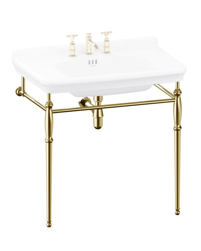Metal Stand for Wash Basin - Guild 85 cm (33.5 in), Lacquered brass