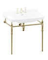 122 683 G Sekelskifte Metallstallning till tvattstall Guild 85 cm guld 01