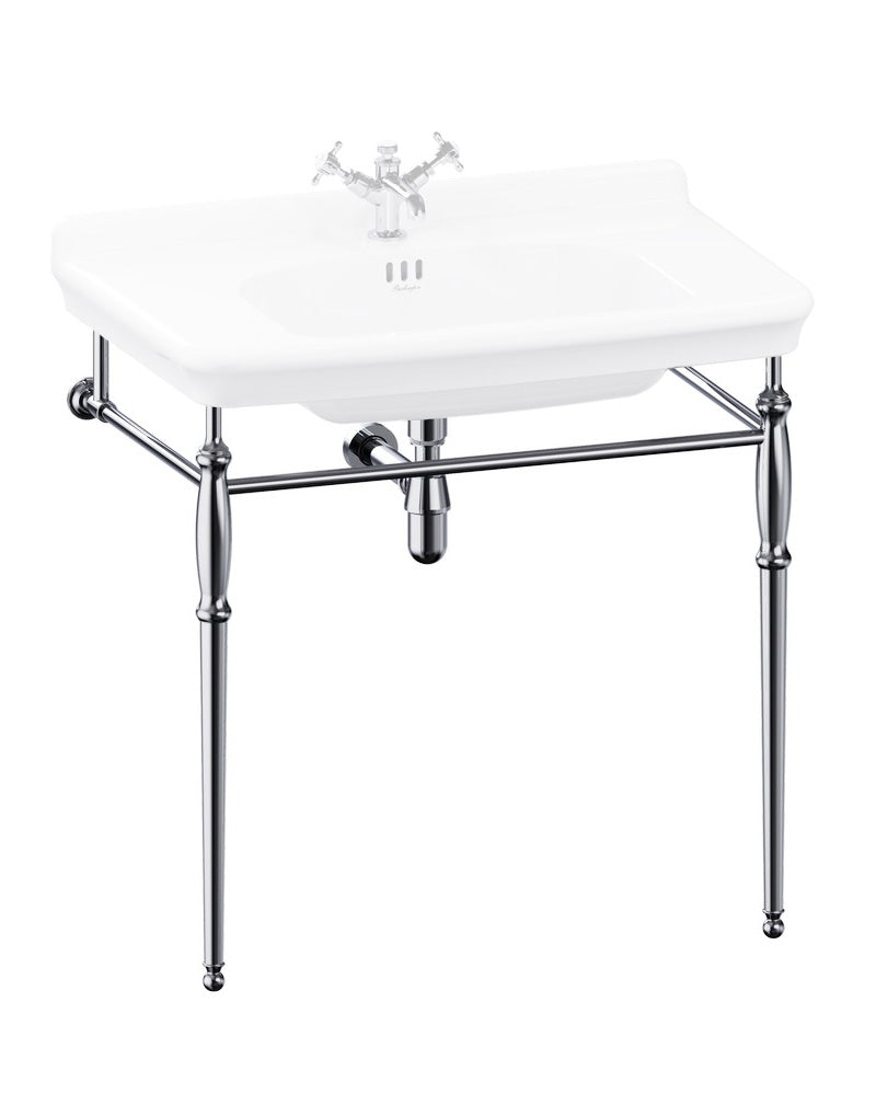 Metal stand for washbasin - Guild 85 cm (33.46 in.), chrome.