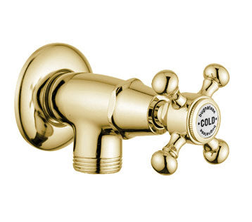Washing Machine Shutoff Valve - Lady, brass