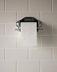 Toalettpappershållare - Krom/Trä, toilet thumbnail image