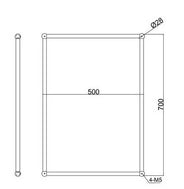 Bathroom Mirror - Burlington Rectangular Frame thumbnail image