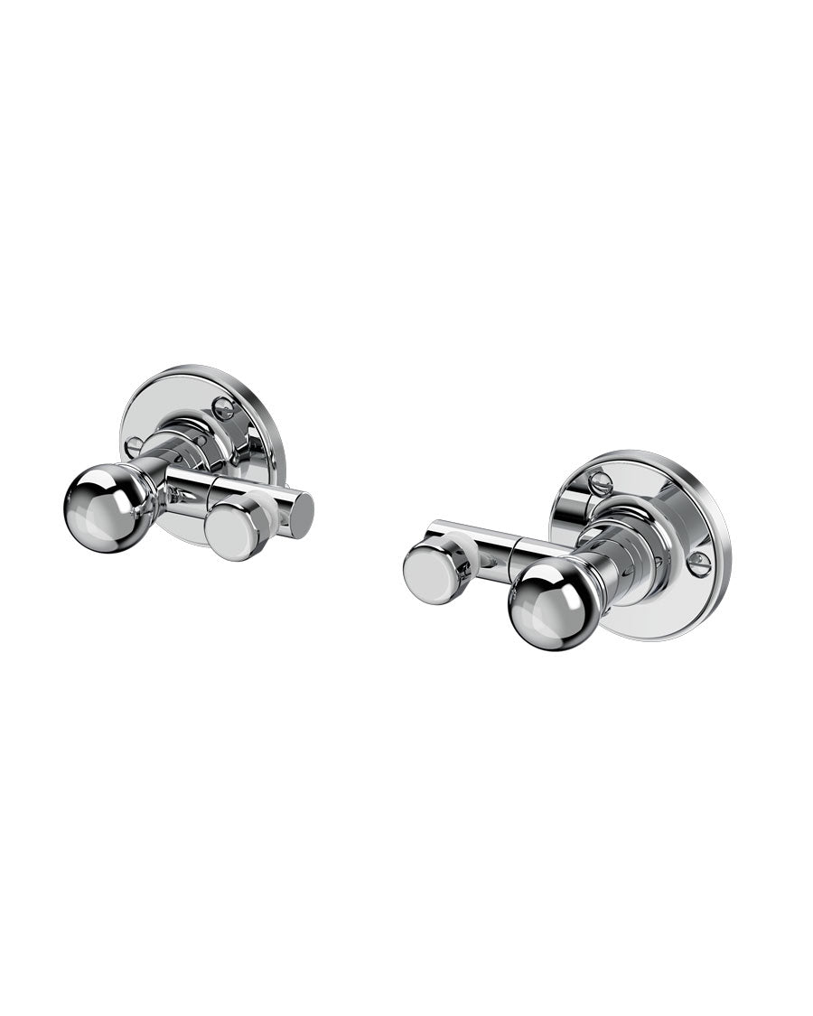 Mirror Brackets – Burlington, Chrome