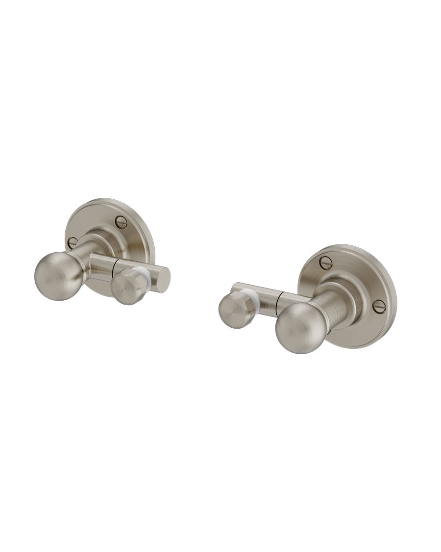 Mirror Brackets – Burlington, Matte Nickel