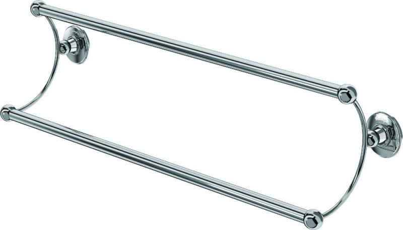 Double Towel Rail chrome - Burlington image