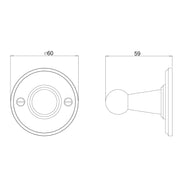 Towel Hook - Burlington single thumbnail image
