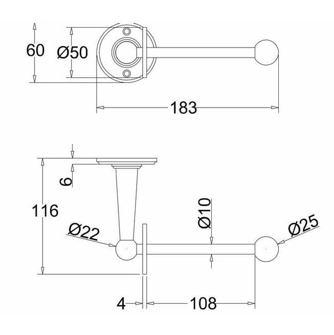 Toiletrulleholder reserveholder - Burlington image