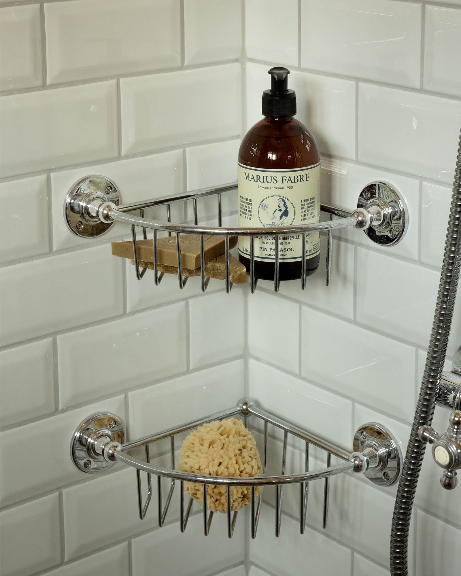 Trådkorg djup för hörnmontage - Burlington - Sekelskifte