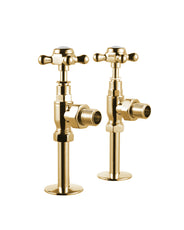 Ventiler till handdukstork - Burlington vinklade, Guld thumbnail image