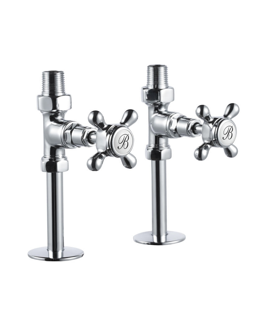 Straight valves for Towel Radiator - Burlington