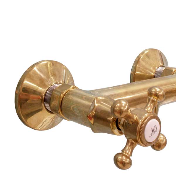 Faucet mount chrome - For wall mixer with concealed piping image