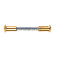 Gennemgangsskrue og nippel til dørgreb - M6x80, messing thumbnail image