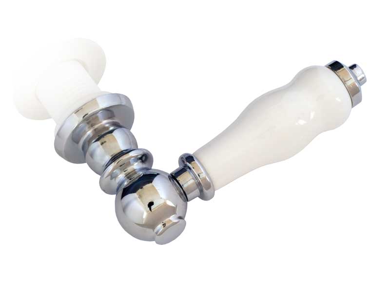 Flush lever porcelain / chrome - Universal